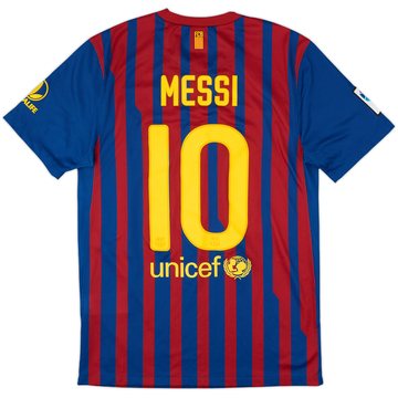 2011-12 Barcelona Home Shirt Messi #10 - 8/10 - (S)