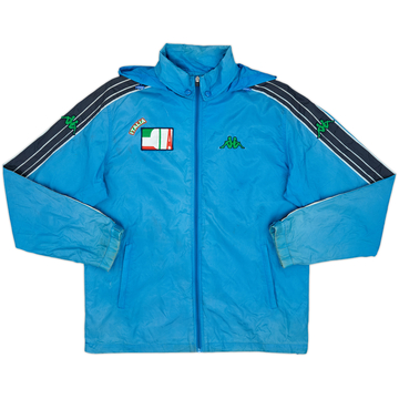 2002 Italy Kappa Hooded Rain Jacket - 5/10 - (XL)