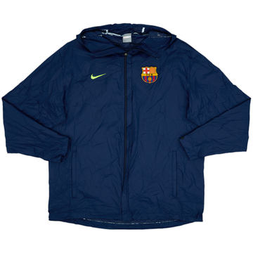 2009-10 Barcelona Nike Hooded Rain Jacket - 5/10 - (L)