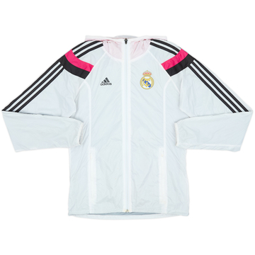 2014-15 Real Madrid adidas Hooded Rain Jacket - 6/10 - (XS)