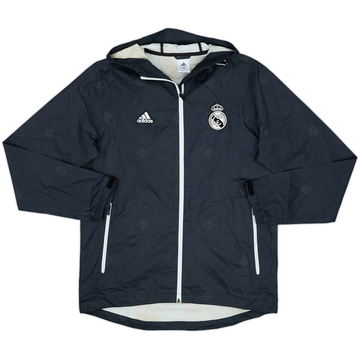 2012-13 Real Madrid adidas Hooded Rain Jacket - 8/10 - (L)