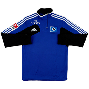 2012-13 Hamburg Player Issue adidas 1/4 Zip Drill Top - 5/10 - (L)