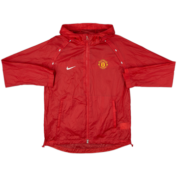 2010-11 Manchester United Nike Hooded Windbreaker Jacket - 5/10 - (L)