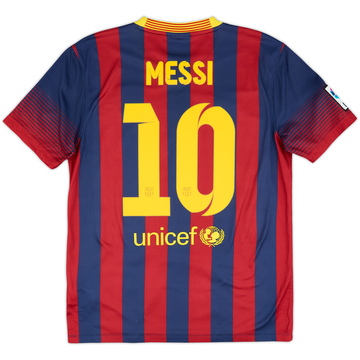 2013-14 Barcelona Home Shirt Messi #10 - 6/10 - (M)