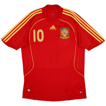 2007-09 Spain Home Shirt Fabregas #10 - 8/10 - (M)