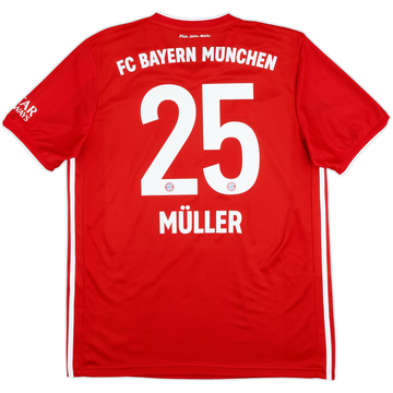 2020-21 Bayern Munich Home Shirt Muller #25 - 10/10 - (L)