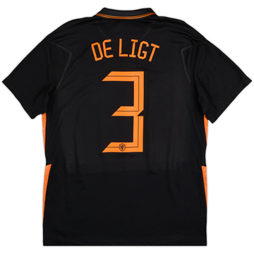2020-22 Netherlands Away Shirt De Ligt #3 - 7/10 - (L)