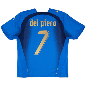 2006 Italy Home Shirt Del Piero #7 - 6/10 - (L)