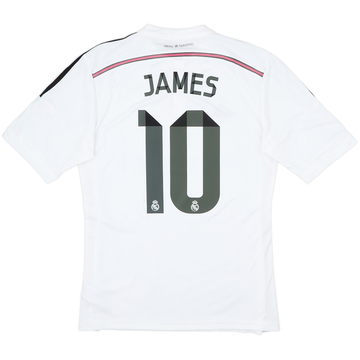 2014-15 Real Madrid Home Shirt James #10 - 6/10 - (M)