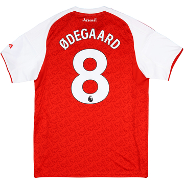 2025-26 Arsenal Home Shirt Odegaard #8