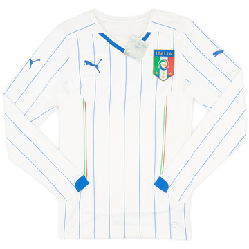 2014-15 Italy Player Issue Away L/S Shirt (L)
