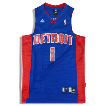 2006-08 Detroit Pistons Billups #1 adidas Swingman Jersey (Away) S