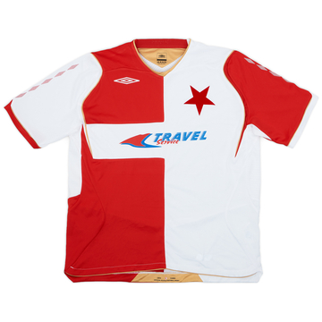 2008-09 Slavia Prague Home Shirt - 10/10 - (XL)