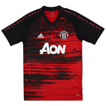2019-20 Manchester United adidas Training Shirt - 10/10 - (S)