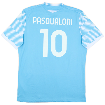 2021-22 Lazio C8 Macron Home Shirt Pasqualoni #10 - 9/10 - (XL)
