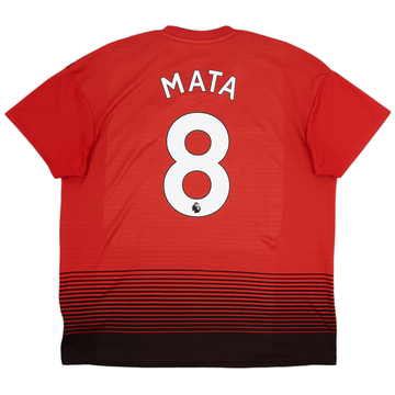 2018-19 Manchester United Home Shirt Mata #8 - 6/10 - (XL)