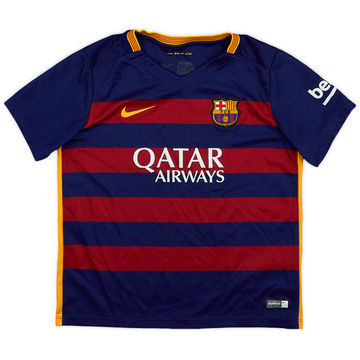 2015-16 Barcelona Home Shirt - 8/10 - (4-5 Years)
