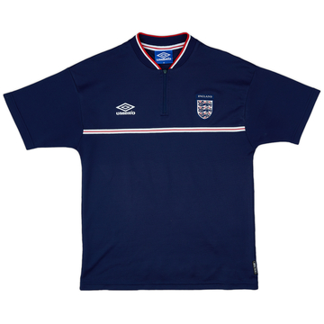 1998-00 England Umbro 1/4 Zip Training Shirt - 7/10 - (M)