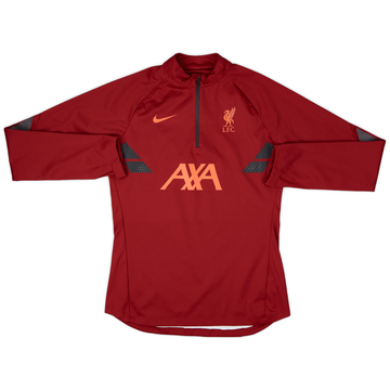 2021-22 Liverpool Nike 1/4 Zip Training Top - 9/10 - (S)
