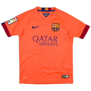 2014-15 Barcelona Away Shirt - 5/10 - (S.Boys)