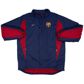 2002-03 Barcelona Nike Padded Bench Coat - 7/10 - (L)