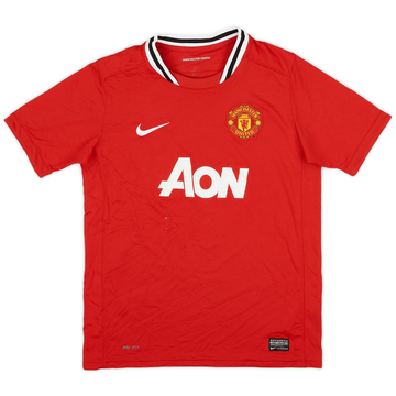 2011-12 Manchester United Home Shirt - 6/10 - (L.Boys)