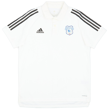 2020-21 Cardiff City adidas Travel Polo - 9/10 - (M)