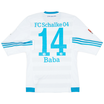 2016-17 Schalke Match Issue Away L/S Shirt Baba #14