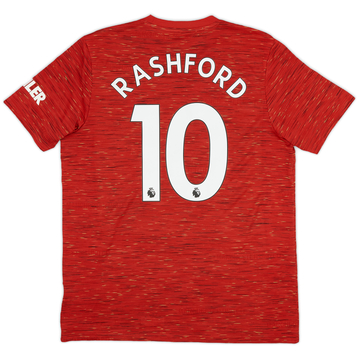 2020-21 Manchester United Home Shirt Rashford #10 - 7/10 - (L)