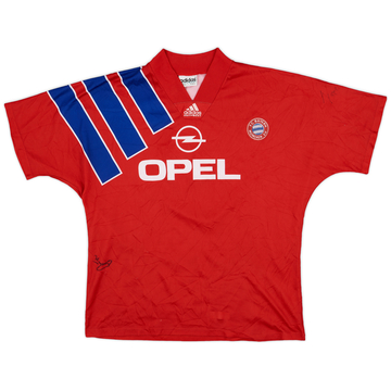 1991-93 Bayern Munich Signed Home Shirt #9 - 7/10 - (XL)