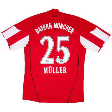 2010-11 Bayern Munich Home Shirt Muller #25 - 8/10 - (S)