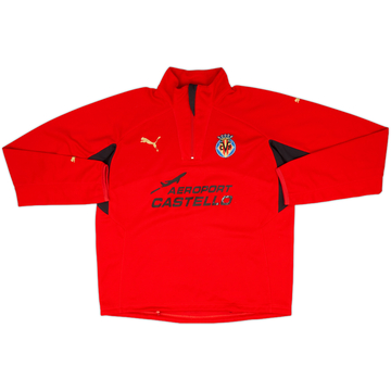 2007-08 Villarreal Puma 1/4 Zip Drill Top - 5/10 - (M)