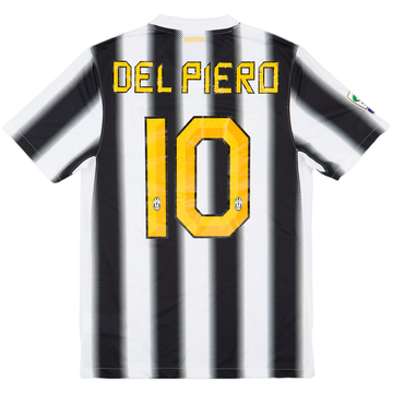 2011-12 Juventus Home Shirt Del Piero #10 - 5/10 - (S)
