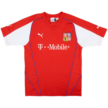 2004-05 Czech Republic Basic Home Shirt - 5/10 - (L)