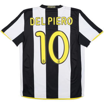 2008-09 Juventus Home Shirt Del Piero #10 - 6/10 - (S)