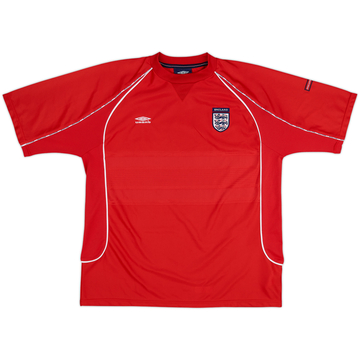 2002-03 England Umbro Training Shirt - 9/10 - (XXL)