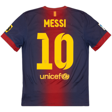 2012-13 Barcelona Home Shirt Messi #10 - 6/10 - (S)