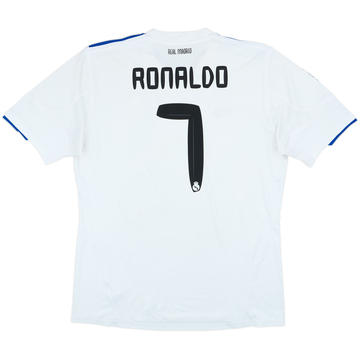 2010-11 Real Madrid Home Shirt Ronaldo #7 - 6/10 - (XL)