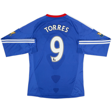 2010-11 Chelsea Home L/S Shirt Torres #9 - 7/10 - (S)