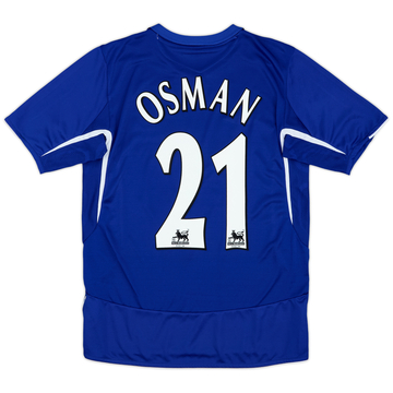 2005-06 Everton Home Shirt Osman #21 - 9/10 - (S)