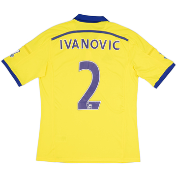 2014-15 Chelsea Away Shirt Ivanovic #2 - 8/10 - (M)