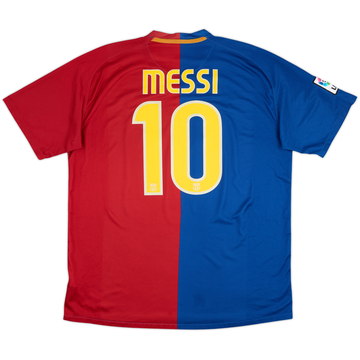 2008-09 Barcelona Home Shirt Messi #10 - 6/10 - (XL)