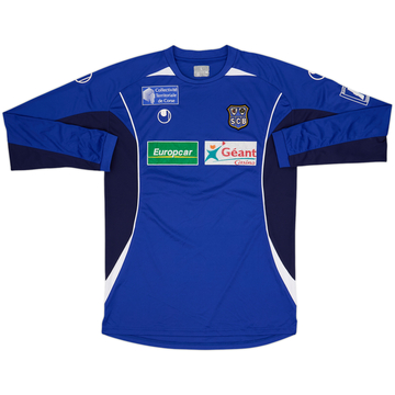 2009-10 Bastia Home L/S Shirt - 7/10 - (L)