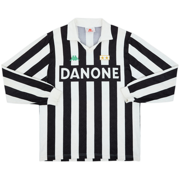 1992-94 Juventus Home L/S Shirt - 8/10 - (L)