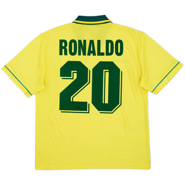 1994 Brazil Home Shirt Ronaldo #20 - 8/10 - (M)