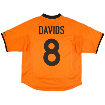 2000-02 Netherlands Home Shirt Davids #8 - 8/10 - (M)