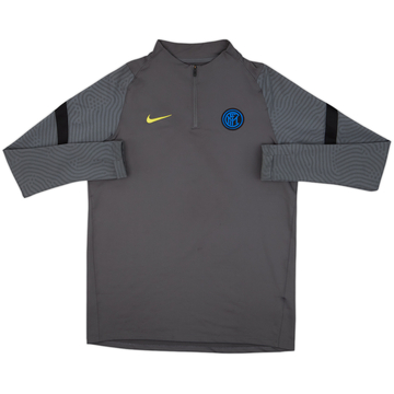 2020-21 Inter Milan Nike 1/4 Zip Training Top - 7/10 - (L)