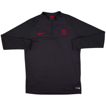 2019-20 Paris Saint-Germain Nike 1/4 Zip Training Top - 8/10 - (L)