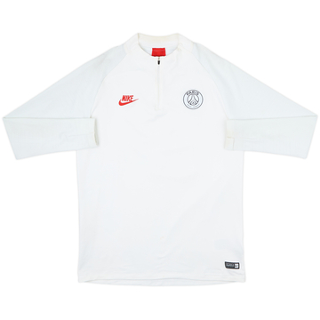 2019-20 Paris Saint-Germain Nike 1/4 Zip Training Top - 7/10 - (L)