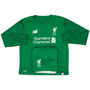 2017-18 Liverpool 125 Years GK Shirt & Shorts - 7/10 - (4-5 Years)